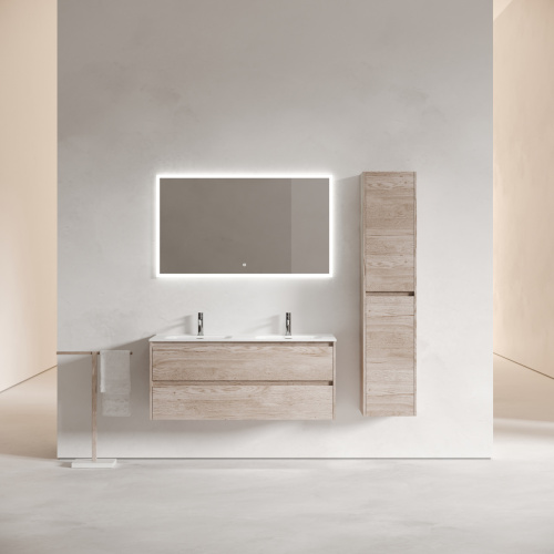 Тумба под раковину Sancos Libra LB120-2EG 120х50 подвесная цвет коричневый - фото 2